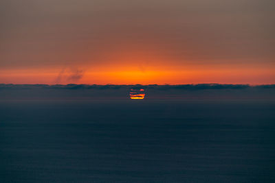 Sunset in el hierro island
