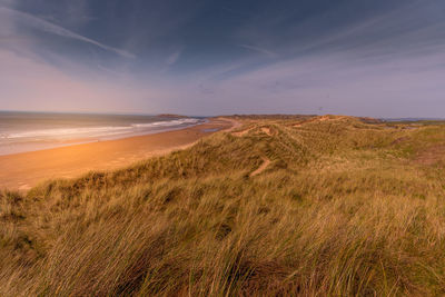 Rhossili bay on the gower peninsula