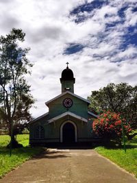 View of bell tower against sky