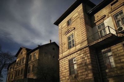 Low angle view of building against sky