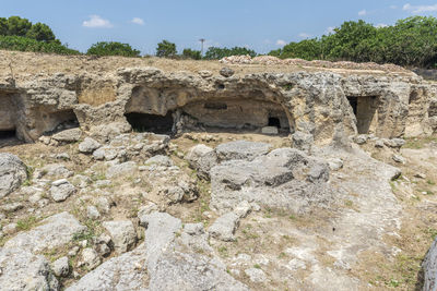 View of old ruins