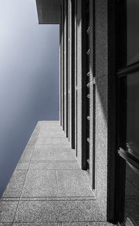 Low angle view of building against clear sky