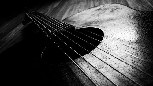 Close-up of guitar