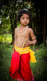 Portrait of young krishna