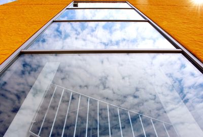 Low angle view of building against sky