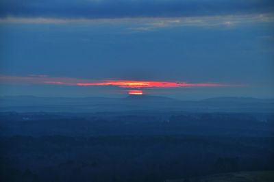 Aerial view of landscape