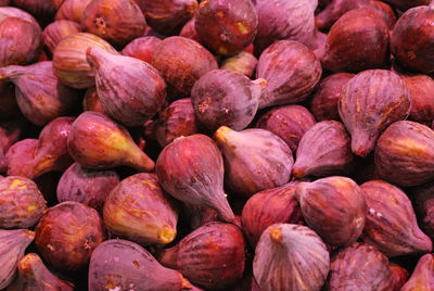 Full frame shot of figs for sale at market