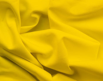 Full frame shot of yellow fabric