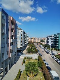 View of cityscape against sky