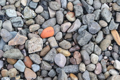 Full frame shot of pebbles