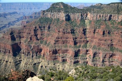 View of rock formations