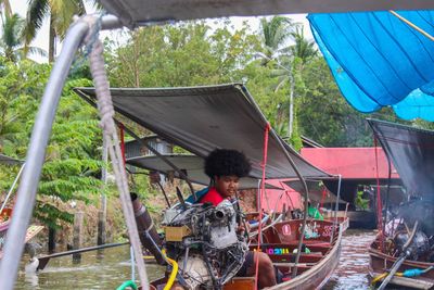 Fisherman in boat