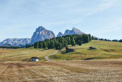 Panoramic view of landscape against sky