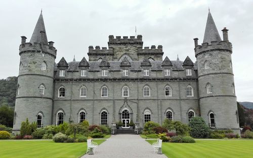 Facade of historic building