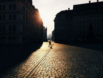 View of city street