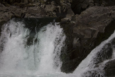 Rocks in water