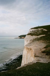 Scenic view of beach and sea against sky