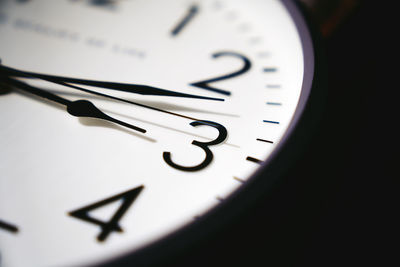 Close-up of clock