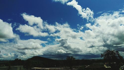 Scenic view of cloudy sky