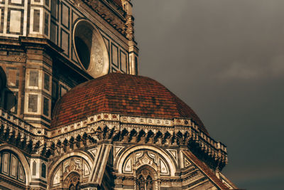 Low angle view of historical building against sky