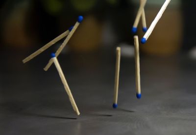 Close up of matches