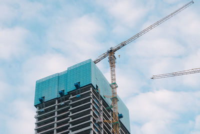 Low angle view of building against sky