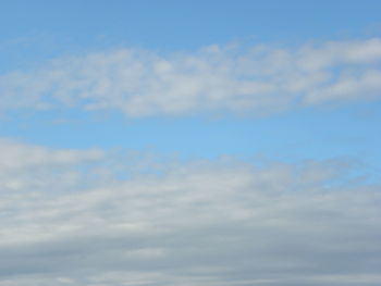 Low angle view of clouds in sky