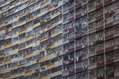 Residential buildings in hong kong island.
