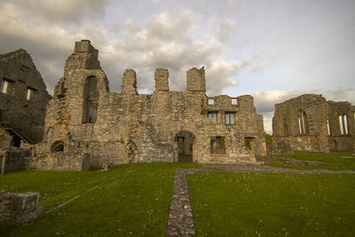 The ruins of egglestone abbey near castle barnard in county durham, uk
