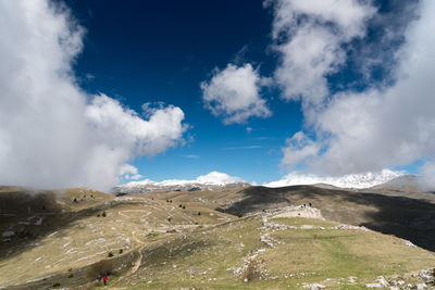 Panoramic view of landscape against sky