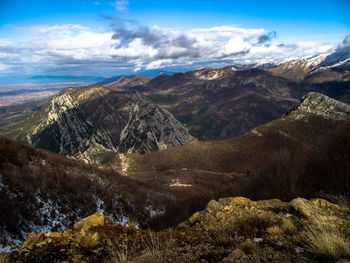 Scenic view of landscape against sky