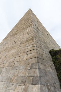 Low angle view of historical building against sky