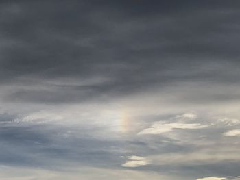 Low angle view of storm clouds in sky