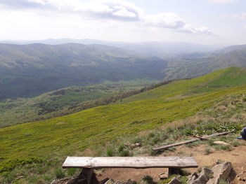 Scenic view of landscape against sky