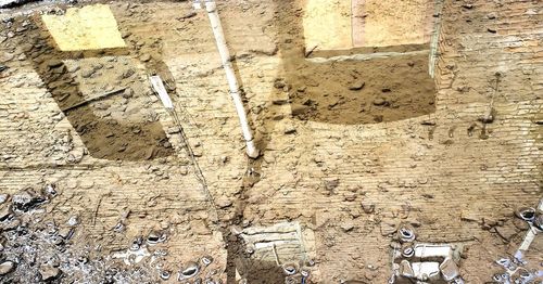 Full frame shot of old wall