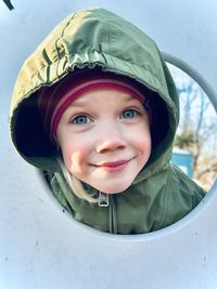 Portrait of young woman