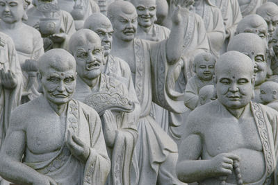 Close-up of statues