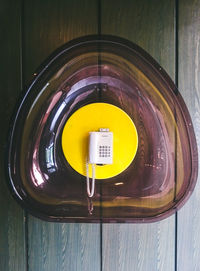 Close-up view of yellow