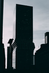 Low angle view of buildings against sky