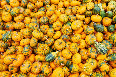 Full frame shot of fruits for sale in market