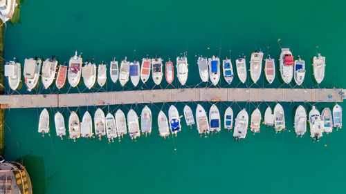 Marina of rethymno, crete, greece