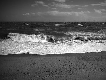 Scenic view of beach