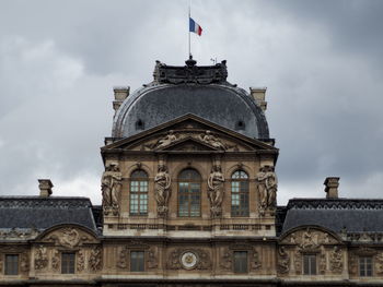 Low angle view of building against sky