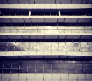 Low angle view of modern building