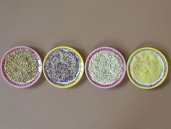 Pearl barley, quinoa mix, couscous and buckwheat