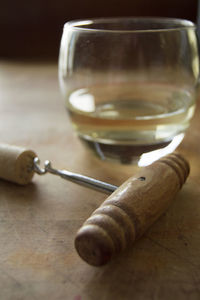 Close-up of drink on table