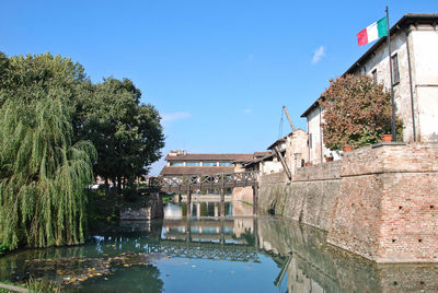 Visconteo castle in pagazzano, province of bergamo, lombardy, italy.