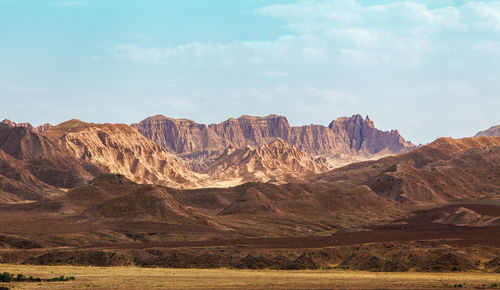 View of rock formations