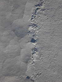 Footprints on sand