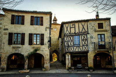 Exterior of old building against sky